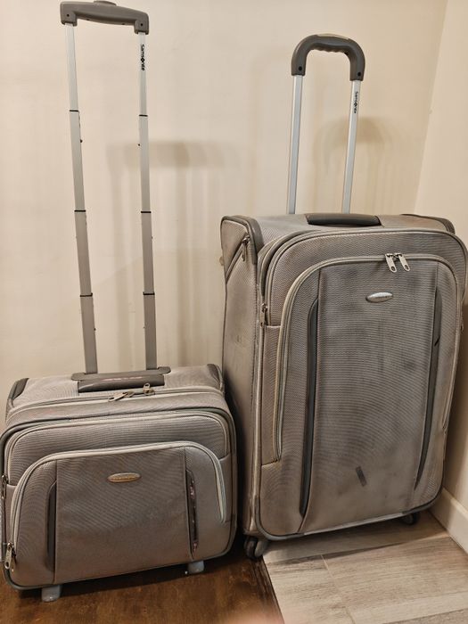 Set 2 Trolere Samsonite originale – Ultra-rezistente, mecanisme 100% perfecte