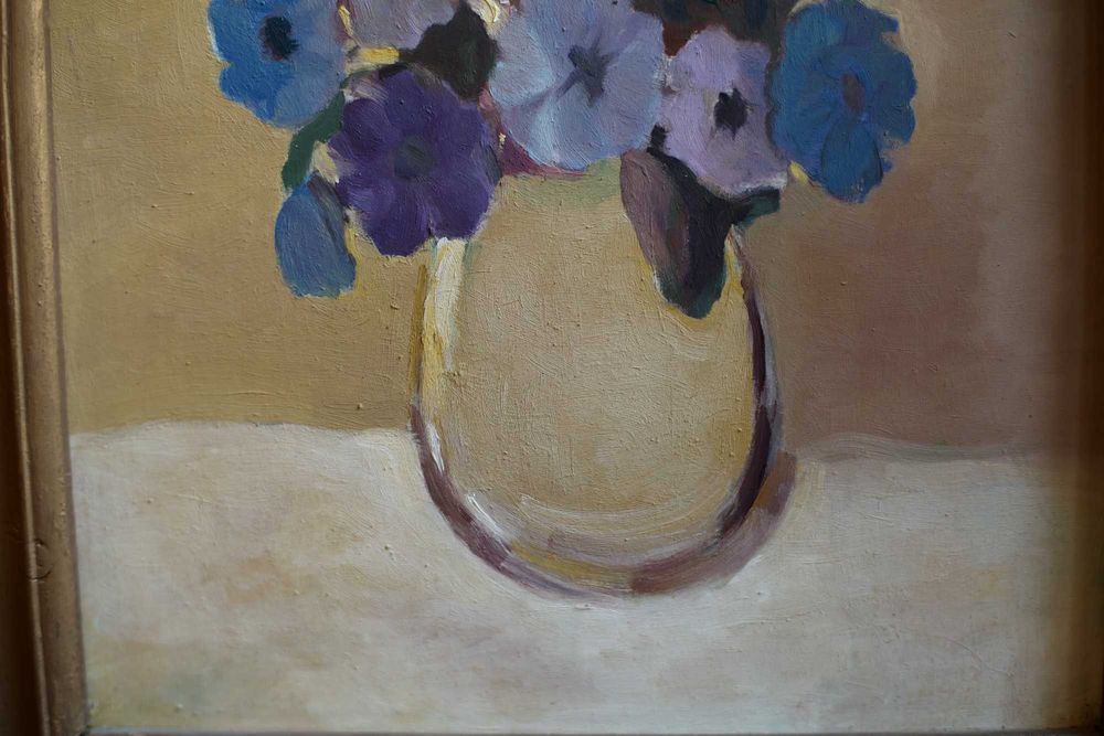 Tablou original Dan Ionescu 34,5 x 27 cm ulei pe carton