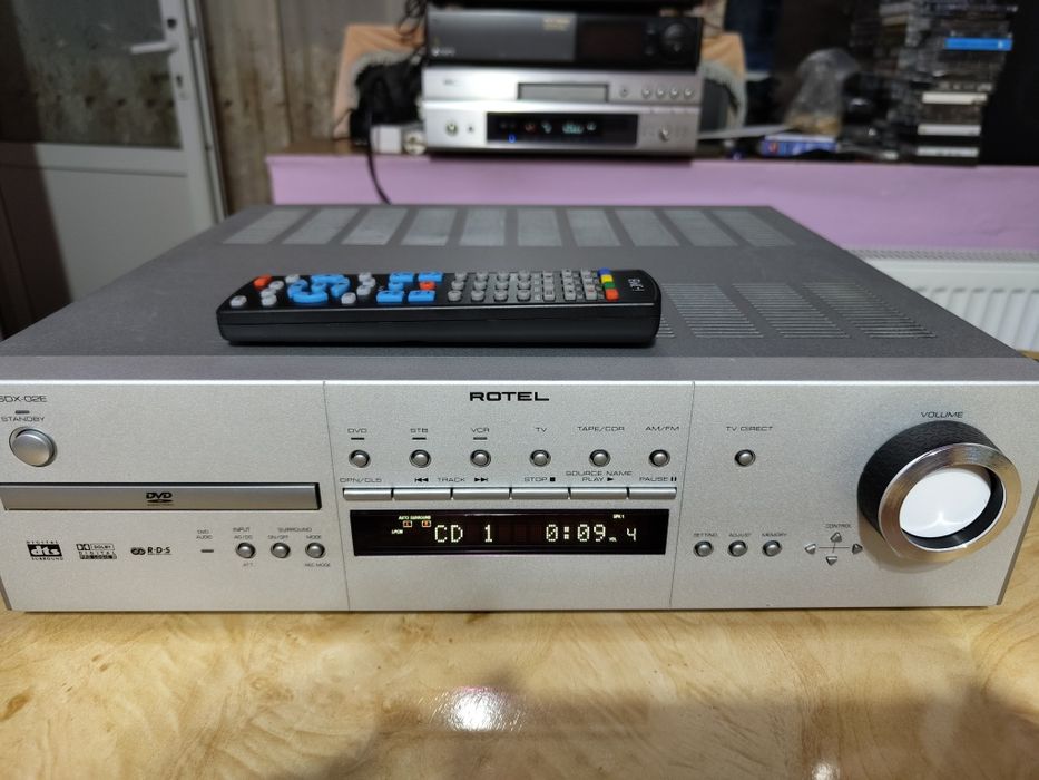 Amplificator,receiver Dvd,Cd,radio Rotel RSDX-02  5+1, mp3 , Dolby
