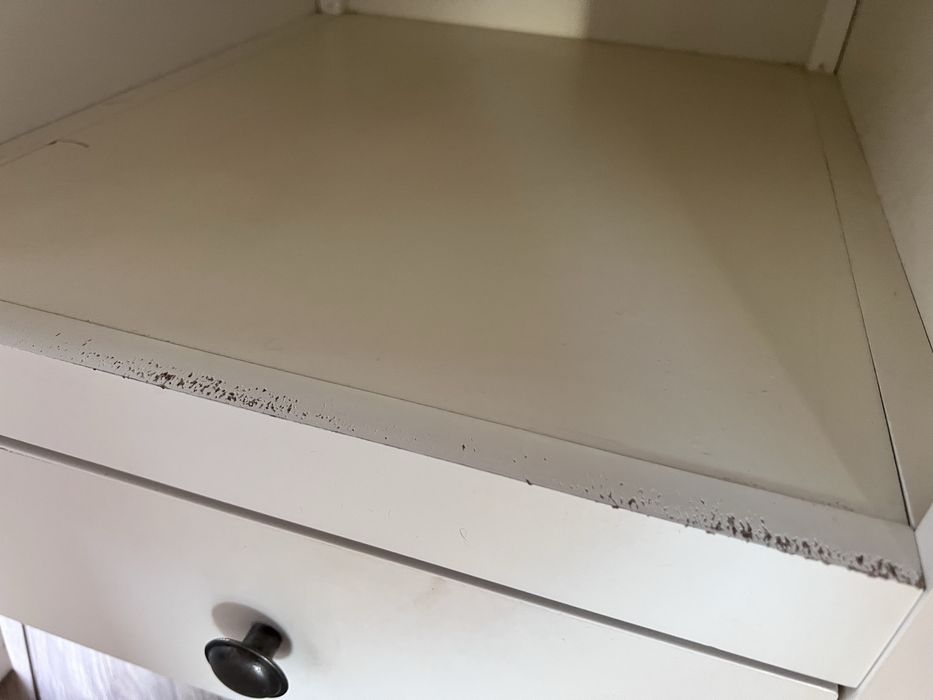 Set de 2 noptiere din mdf vopsit