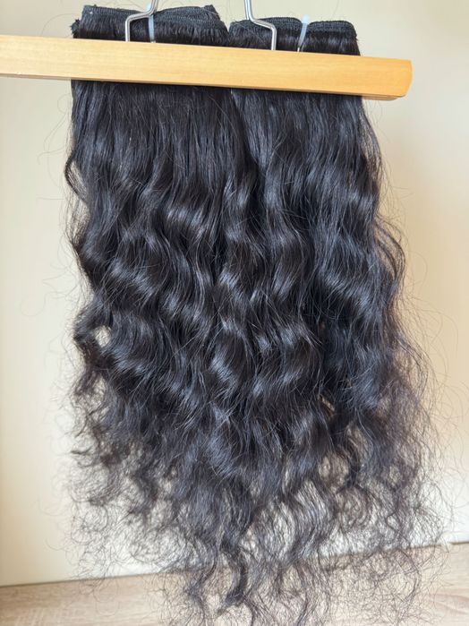 100% натурална индийска коса, 40см, 102 грама.