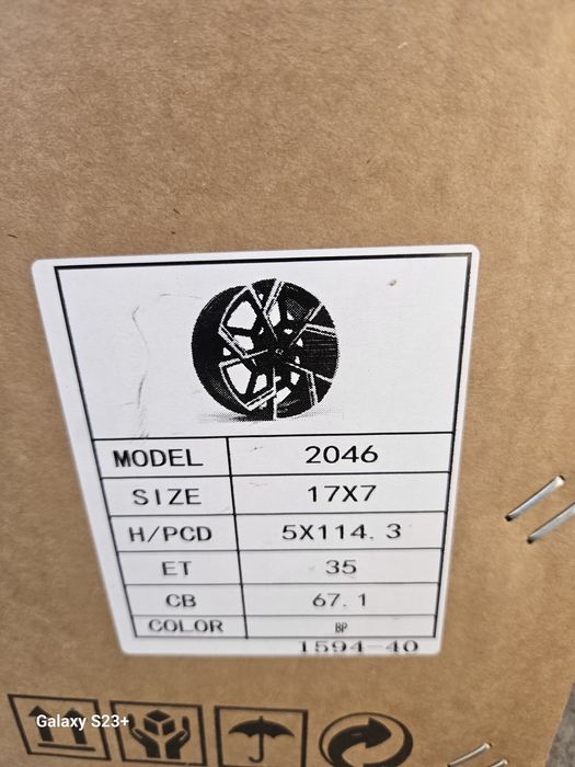 Новые диски на R17 5*114