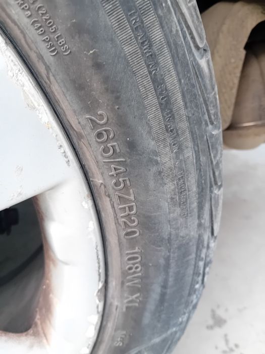 Джанти с гума 5х112 265/45/20 цола за Мерцедес ML W164 / W 166 / GL