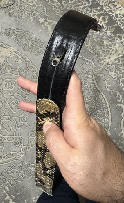 Ремень из кожи питона