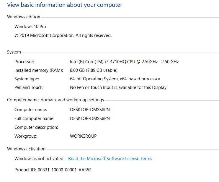 Laptop ASUS X550JK i7-4710HQ, 1TB HDD, 8GB RAM, fara baterie