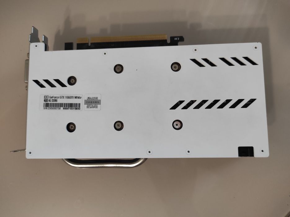 Видеокарта 1660 ti white