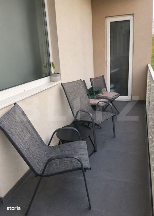 Apartament 2 camere, etaj intermediar, la cheie, balcon, zona Vivo