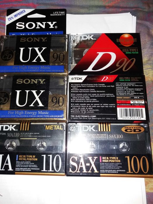 Casete audio sigilate colectie sua pt cunoscatori