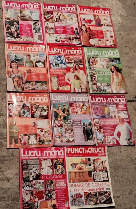 Vând colecție reviste mai multe serii disponibile