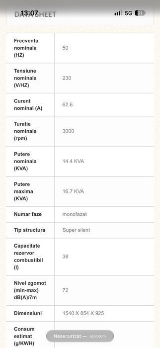 Generator curent electric cu automatizare KIPOR KDE19STA