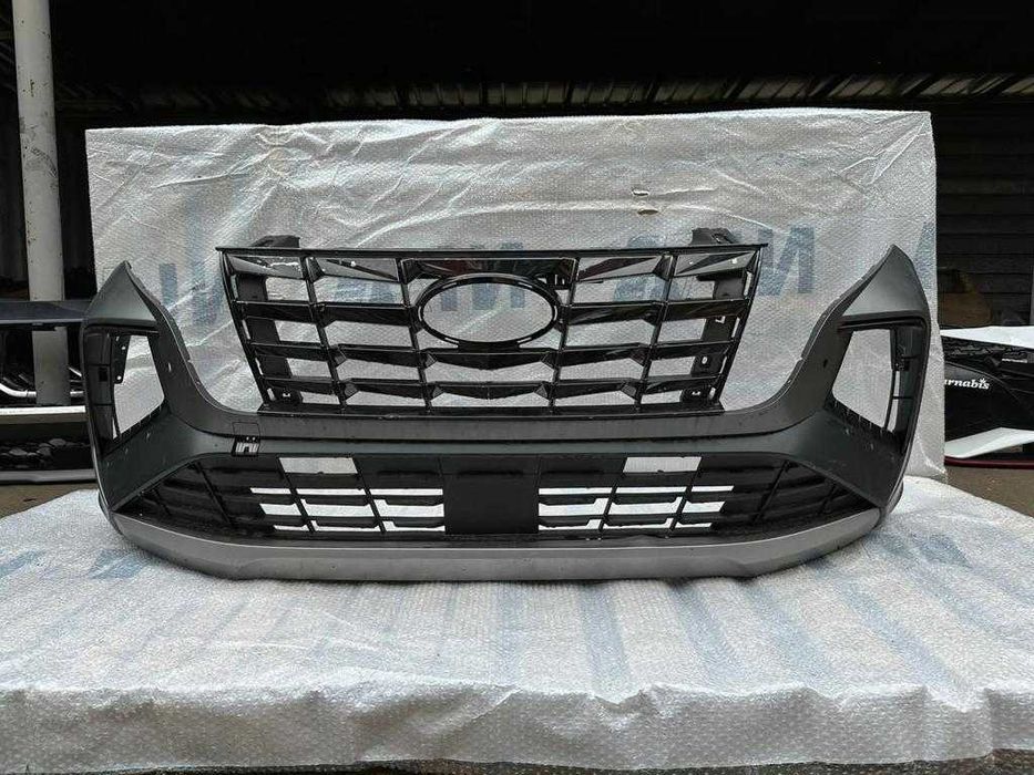 Бампер в сборе Туксон 2021-(Н-ЛАЙН)/Tucson 2021- (N-LINE) (ОРИГИНАЛ)