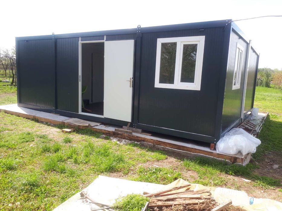 6х4.80м контейнер за живеене бунгало метална конструкция