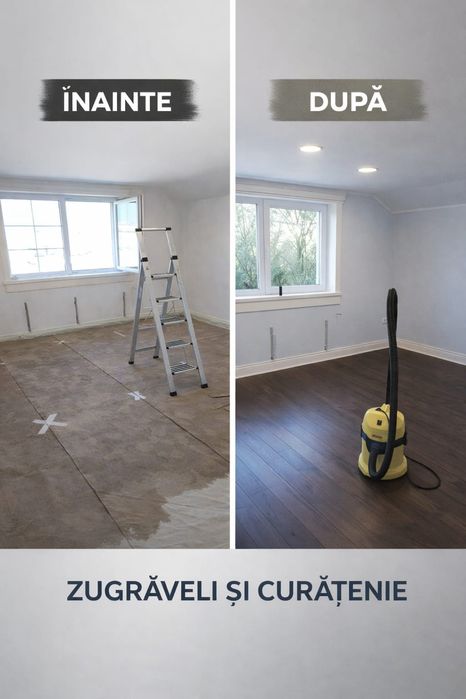 Zugrav cu experiență – Glet, lavabilă, reparații complete