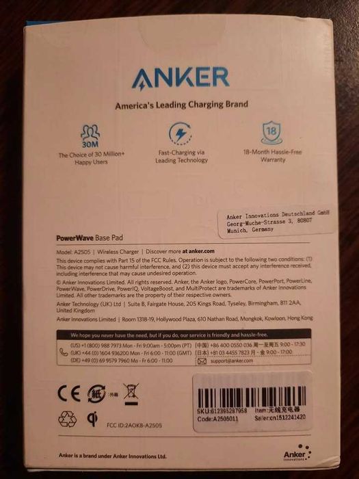Anker incarcatoare wireless pentru telefon și ceas