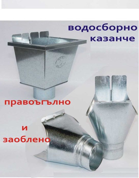 полу кръгли метални УЛУЦИ, метални Водостоци