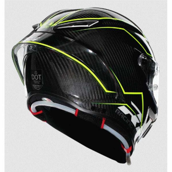 МОТО КАСКА AGV PISTA GP RR Performante Carbon/Yellow/Fluo Размери: M,L