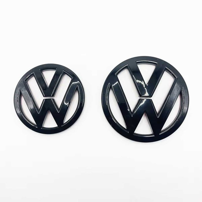 Set Embleme Cu Prinderi Originale Volkswagen VW Scirocco, Negru Lucios
