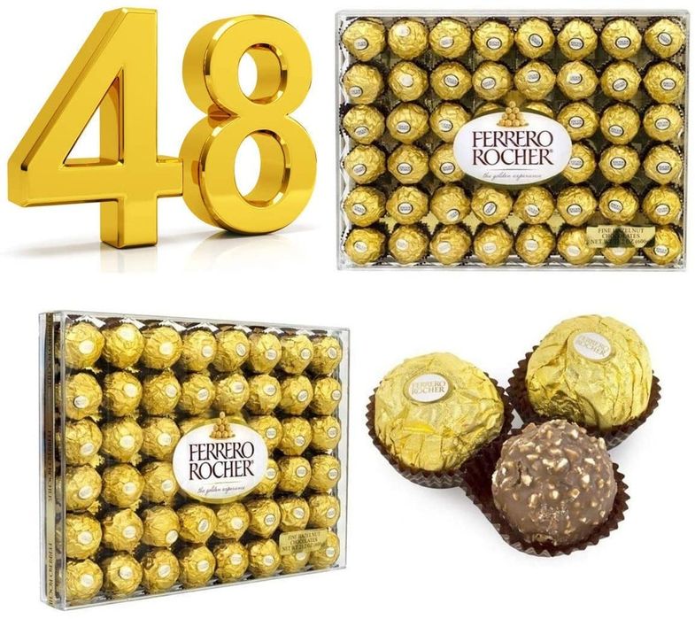 Ferrero Rocher 48 шт 600 гр(Шоколад  Ферреро роше (Merci 675 gr)