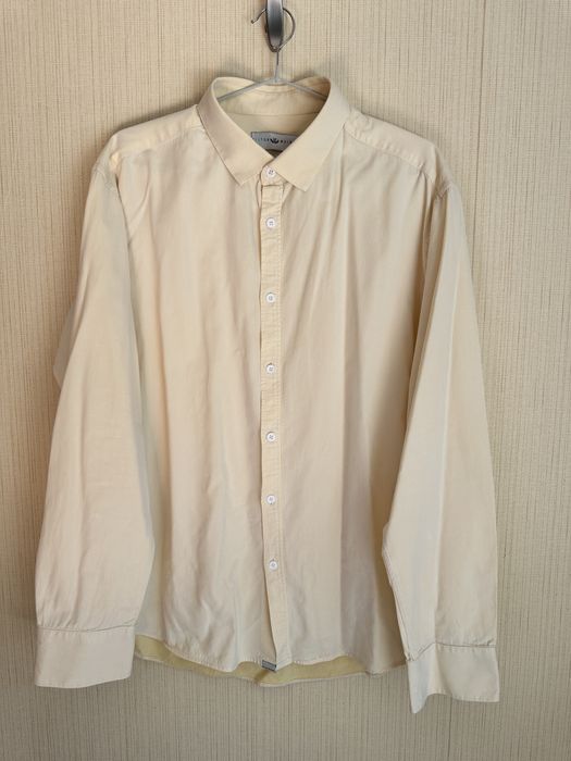 Рубашка мужская однотонная