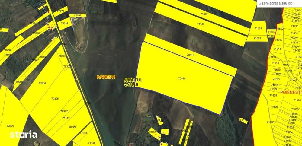 Teren 29 hectare arabil Ivanesti -Vaslui