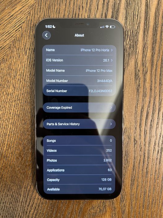 iPhone 12 Pro Max Pacific Blue 128GB