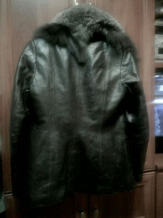 Кожаная куртка с подстежкой