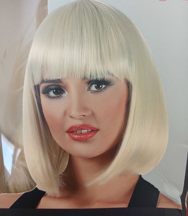 Peruca  blonda bob cu aspect realist
