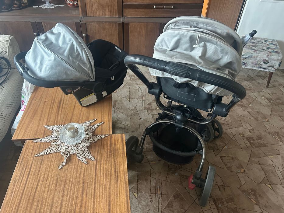 Количка mothercare и столче за кола за новородено