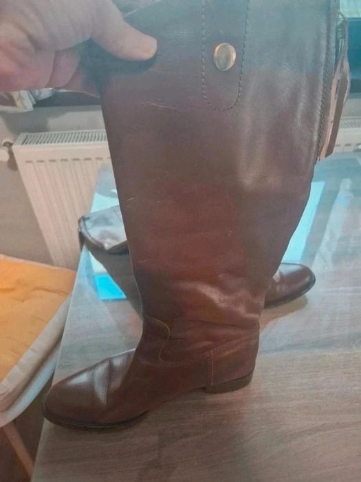 Cizme piele Zara