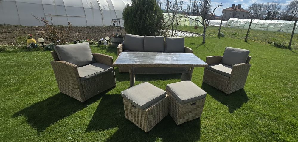 Градински Ратанов сет