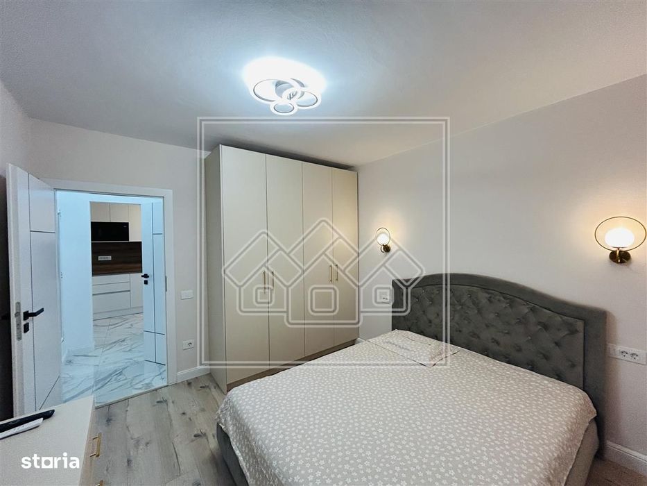 Ap cu 2 camere, mobilat modern, balcon inchis, Zona Rahovei