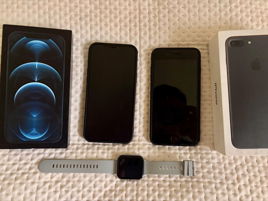 Обмен Iphone 12 pro max + Iphone 7 Plus полный комплект