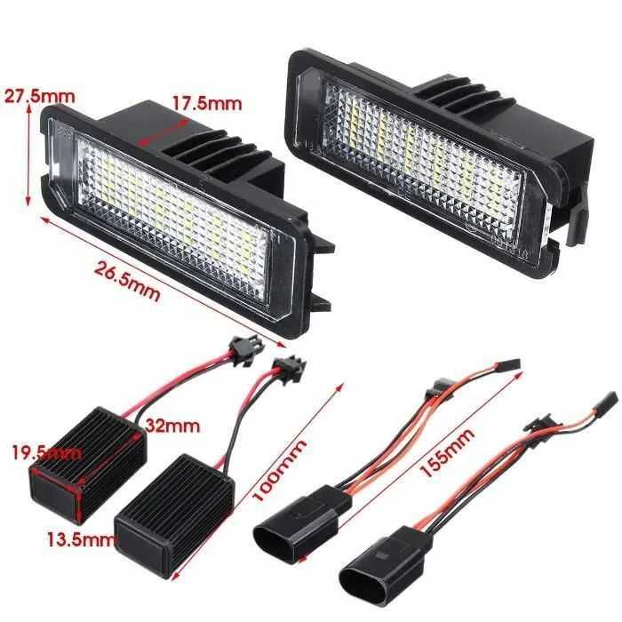 LED Плафони за VW Golf 4 5 6 Passat 6 7 Polo Phaeton, голф, пасат
