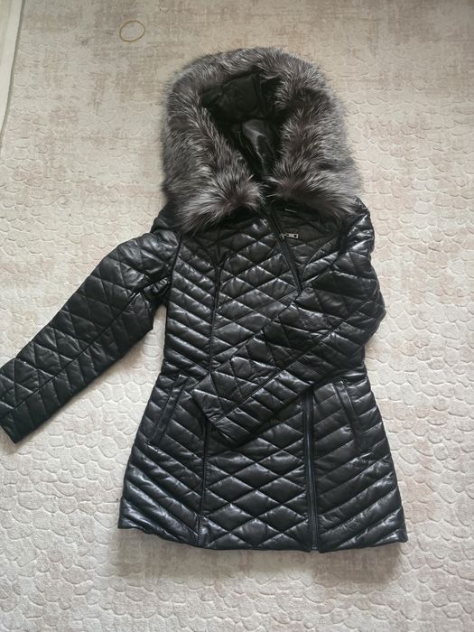 Продам новую кожанную зимнюю куртку