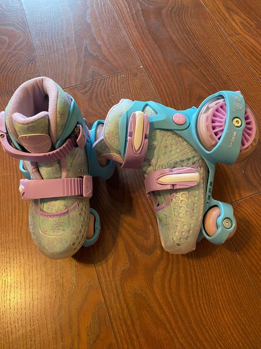Детски ролкови кънки Byox регулируеми xs 26-29 LITTLE BEETLE Frozen GIRL