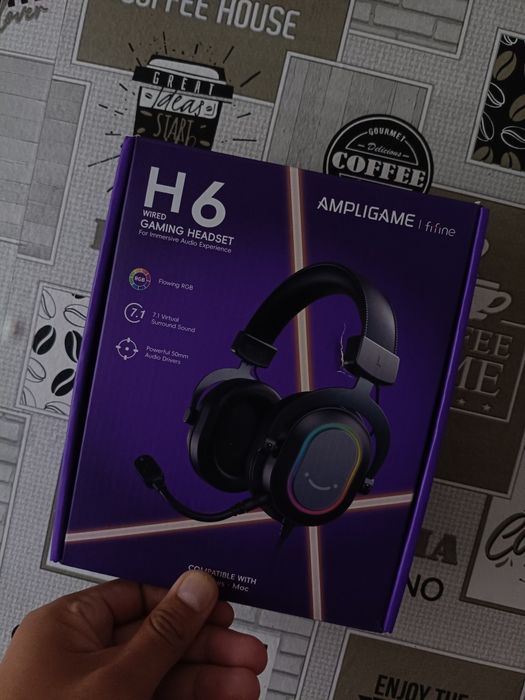 Продам Наушники Fifine H6 черный