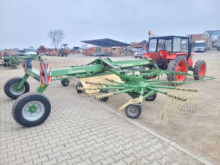 Grebla de adunat fan dublu Krone