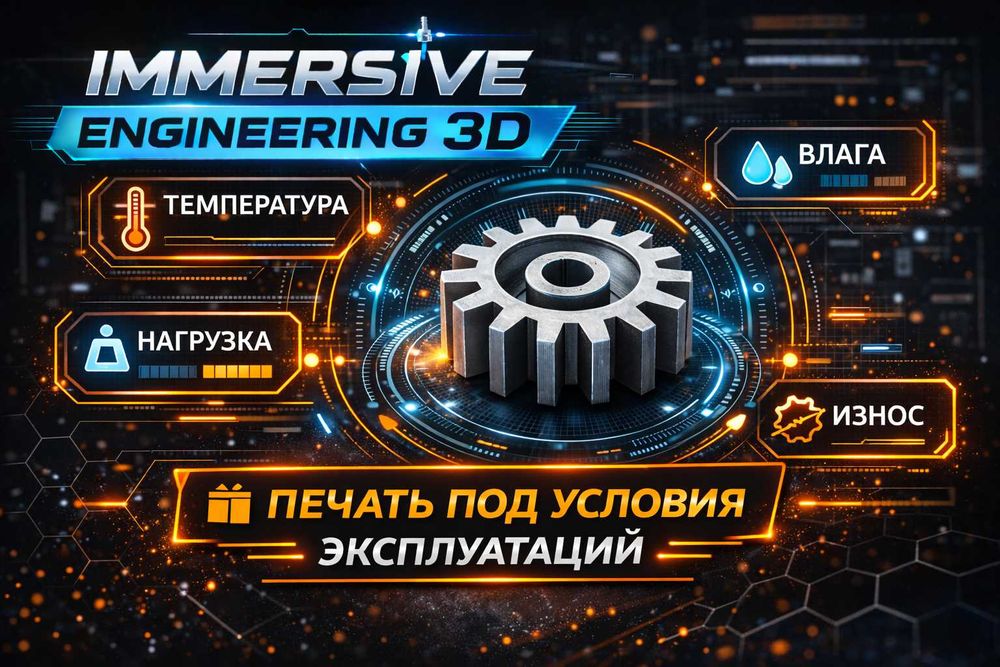 Студия 3D-Печати Immersive Engineering 3D