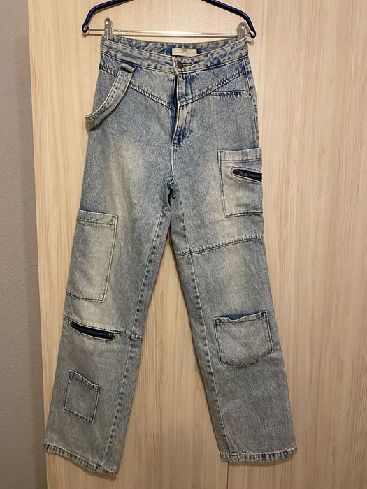 Продавам деним и панталон 7/8 Страдивариус, дънки H&M