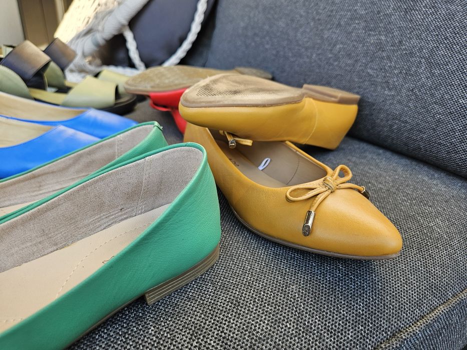 Balerini, 4 modele din piele, numarul 38
