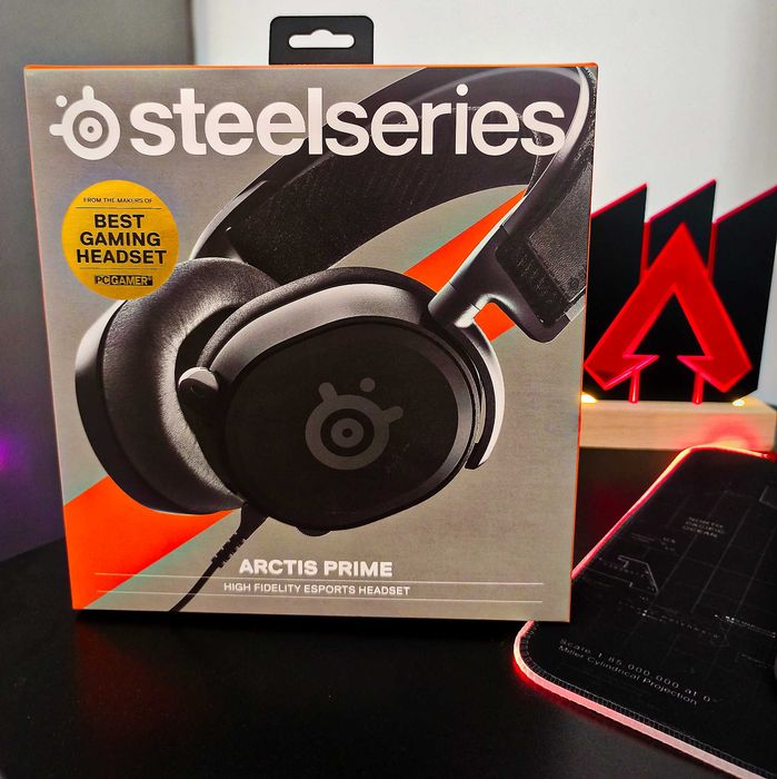 Гейминг слушалки SteelSeries - Arctis Prime, черни