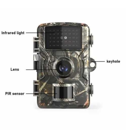 Camera Supraveghere,, Alimentare Cu 4-8 Baterii, IR, Sd, Ecran 2