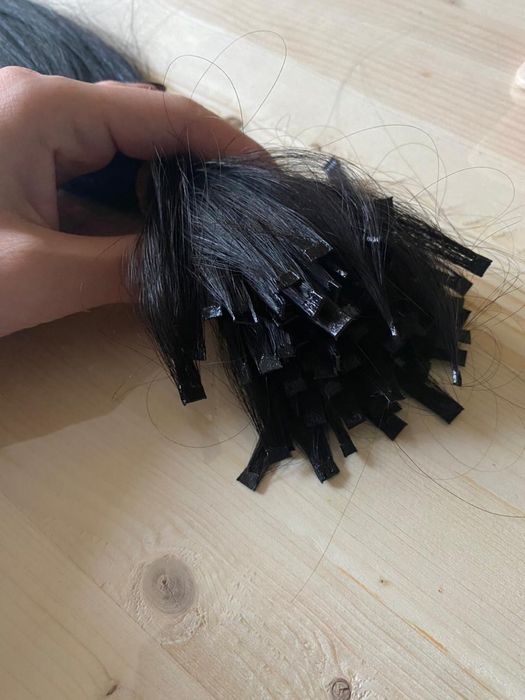 Капсуляция волос для горячего наращивания