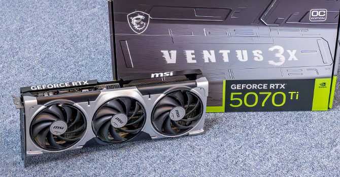 GeForce RTX 5070 Ti VENTUS 3X OC 16 ГБ
