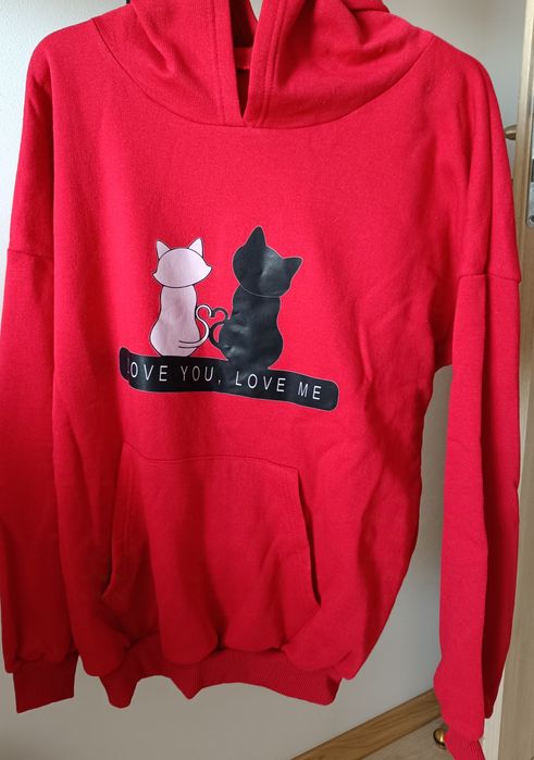 Hanorac roșu măsură L-XL