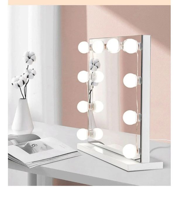 Лэд лампочки на зеркало.