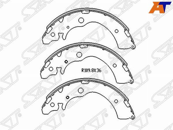 Колодки тормозные Honda Civic