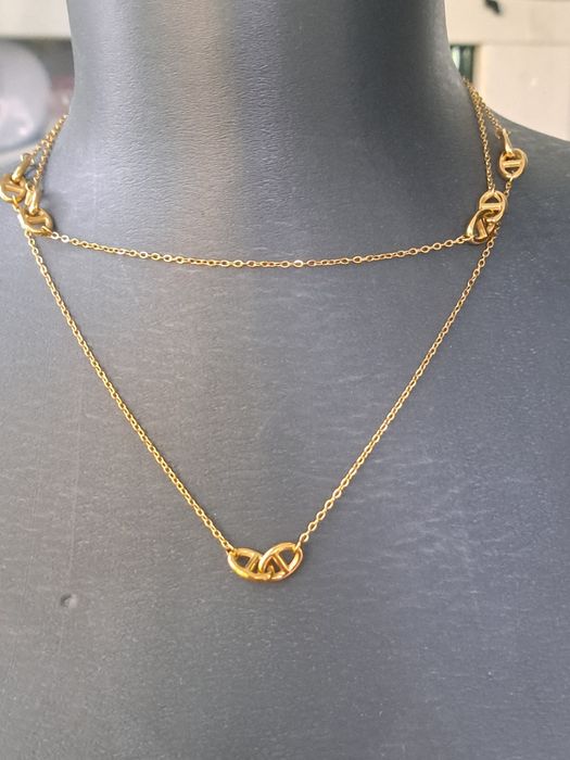 Colier placat cu aur 18 k
