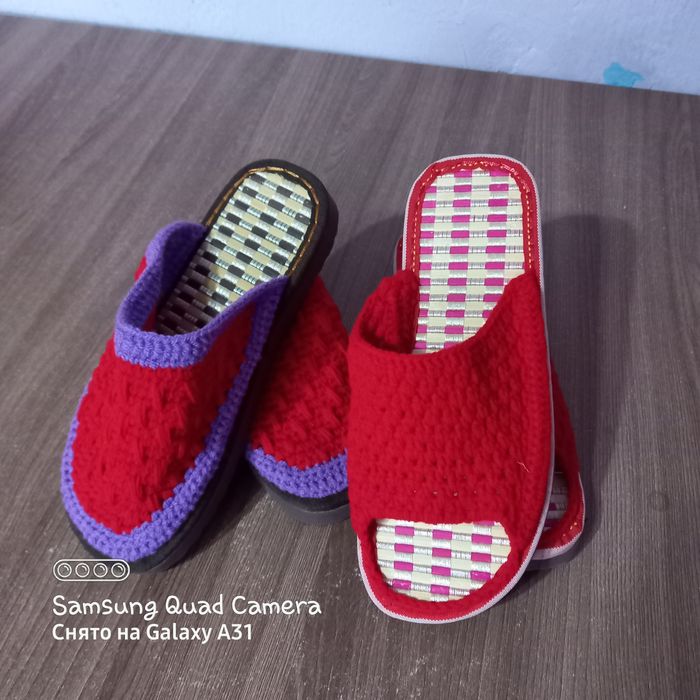 Тапочки женские ручная работа