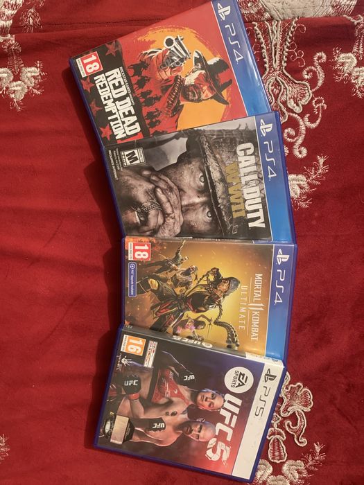 Диски на пс5 и пс4 в обычном состоянии